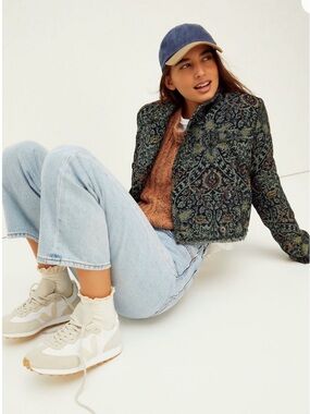 Free People Jacquard Roxy Blazer